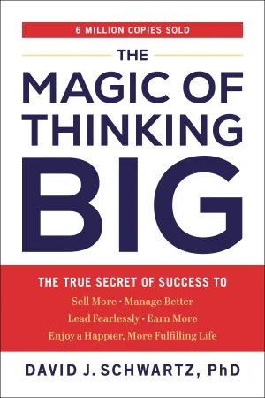 The Magic of Thinking Big book cover