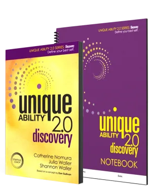 Unique Ability 2.0: Discovery book and notebook covers